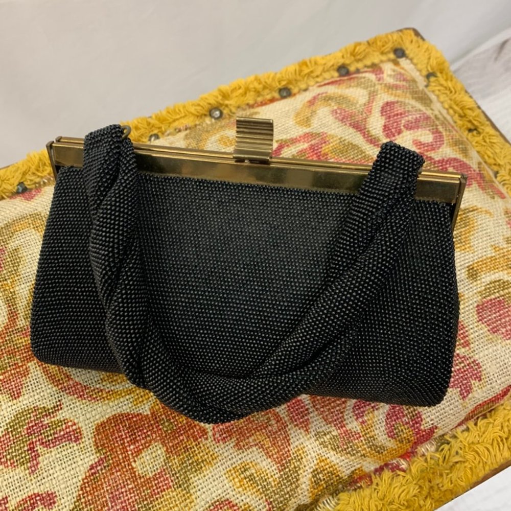 Vintage Original Fre Mor Black Beaded Bag